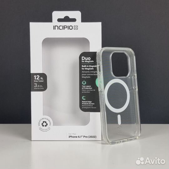 Incipio Duo с MagSafe для 14 Pro Clear