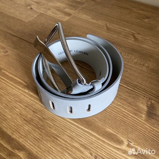 Ремень натуральная кожа 5 см damu