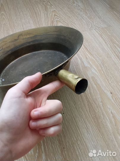 Латунный таз