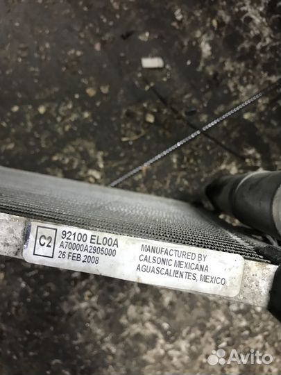 Радиатор кондиционера Nissan Tiida 1