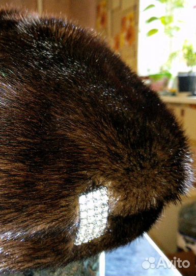 Берет норковый мягкий новый