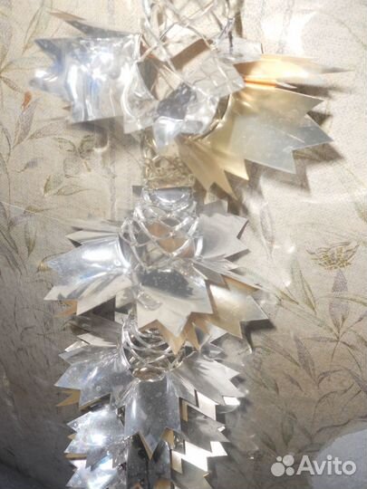 Ёлочная гирлянда СССР и фонарики прекрасной сохран