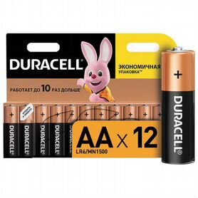 Батарейки комплект 12 шт., duracell Basic оригинал