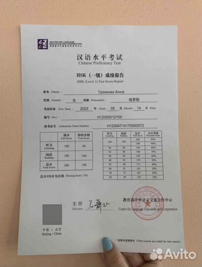 Переводчик китайского языка