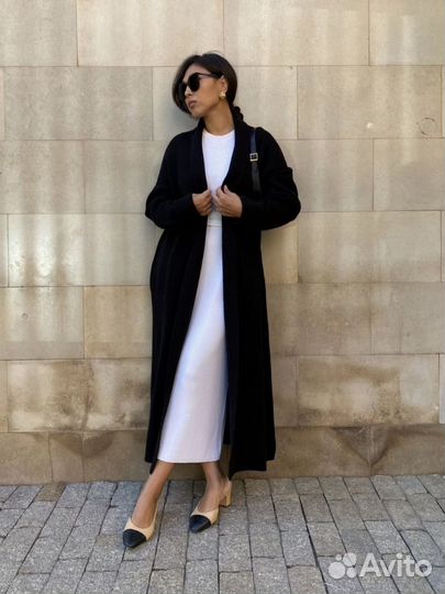 Try on dress кардиган - трикотажное пальто черный