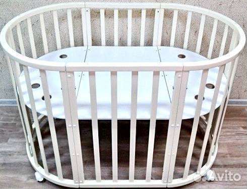 Кроватка детская круглая/овальная