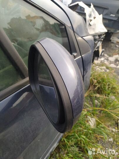 Правое боковое зеркало пежо 308 темно-синее
