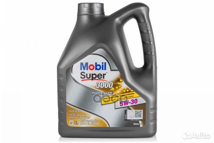 Mobil Super 3000 X1 Formula FE 5W30 (4L) масло