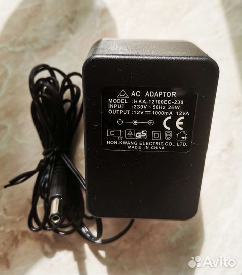 Адаптер блок питания 9вольт Casio оригинал