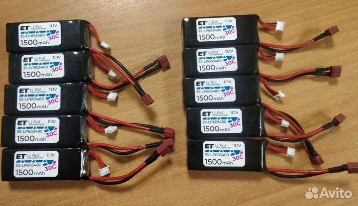Аккумулятор ET 3S-LP603480-30CT (11.1В, 1500мАч )