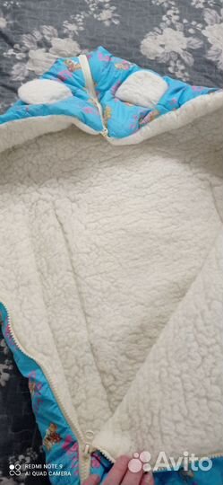 Зимний конверт в коляску на овчине