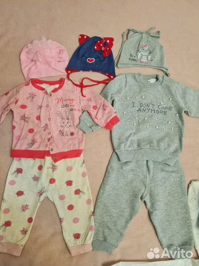 Детские вещи пакетом на девочку 68-74