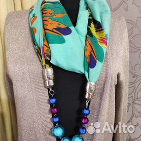 Шарф-Ожерелье шарф-колье , много вариантов расцветок