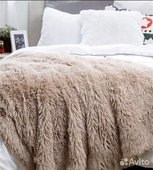 Плед пушистик/травка