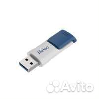 Флешка USB 64Gb (USB 3.0) Netac 182 blue-white