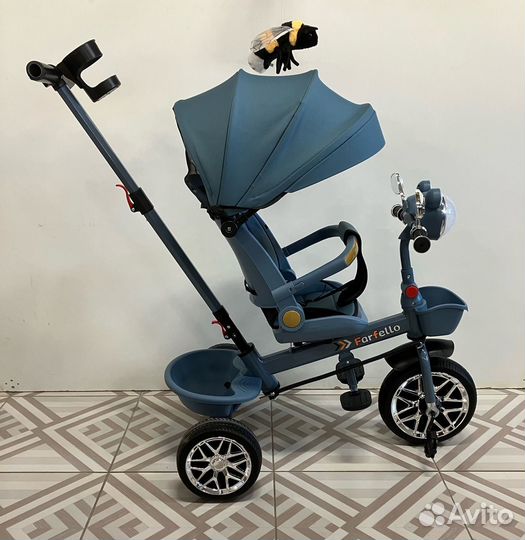 Трехколесный велосипед коляска