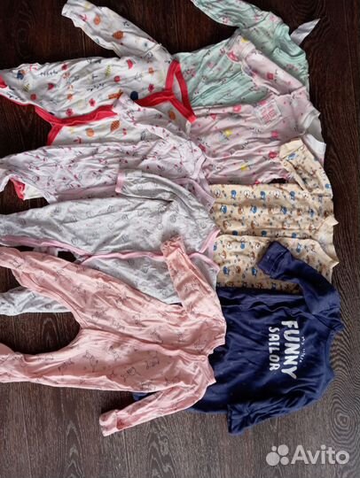 Детские вещи пакетом на девочку 56 62