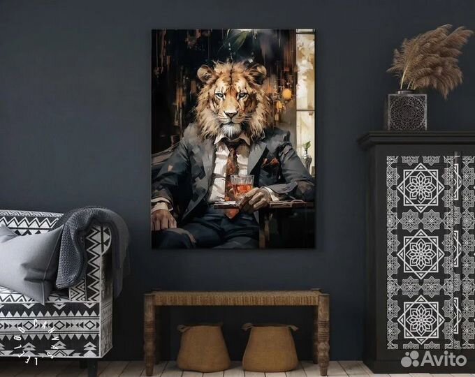 Картины на холсте для интерьера Джентельмены