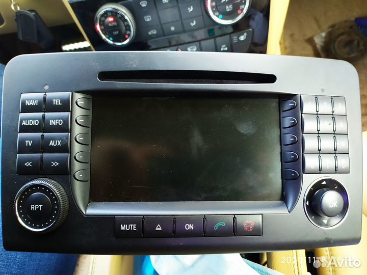 Шгу command W164, магнитола мерседес (Япония)