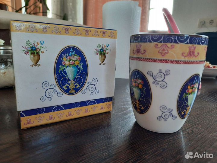 Новая кружка фарфор в подарочной коробке, 250мл
