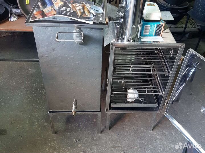 Коптилня горячего копчения