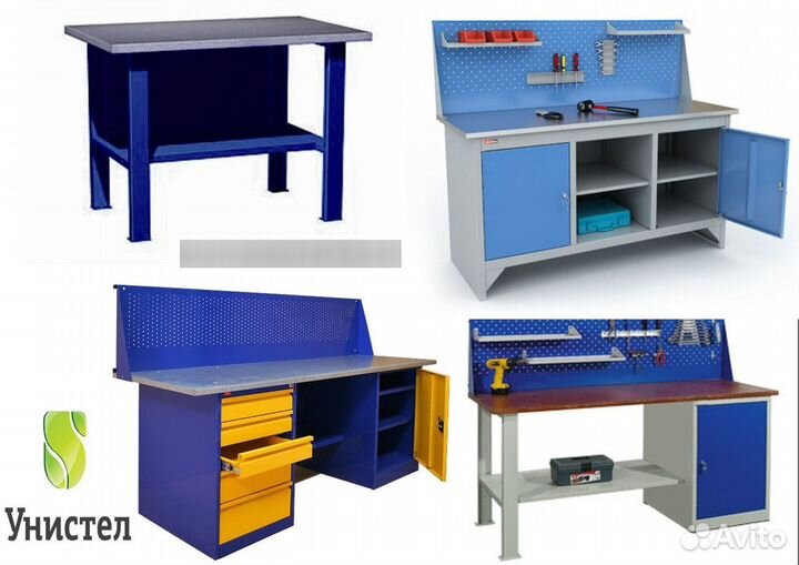 Верстак слесарный и верстак столярный