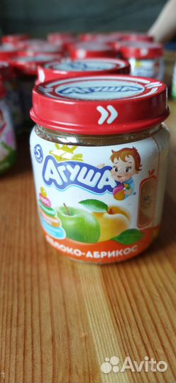 Детское питание пюре овощное. Смесь, каши
