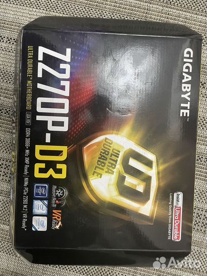 Материнская плата z270p-D3 с процессором G3930