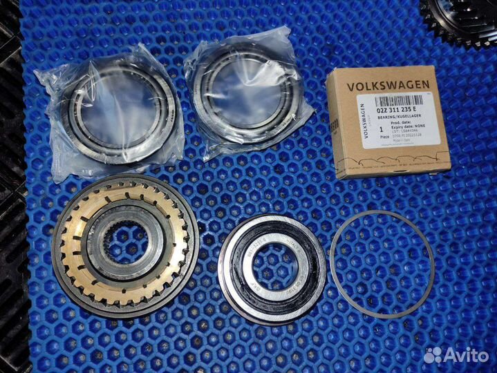 Запчасти для ремонта 5ст МКПП VW T5, T6 - 1,9/2L