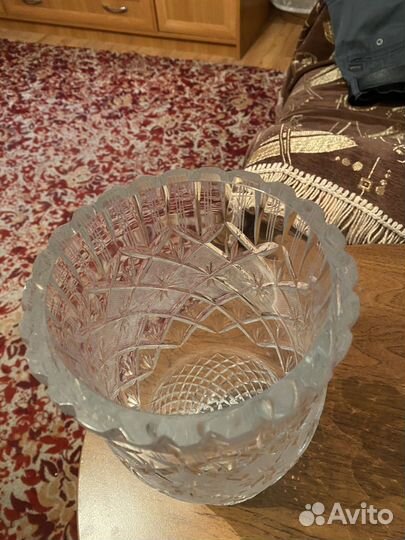 Ваза большая хрустальная СССР