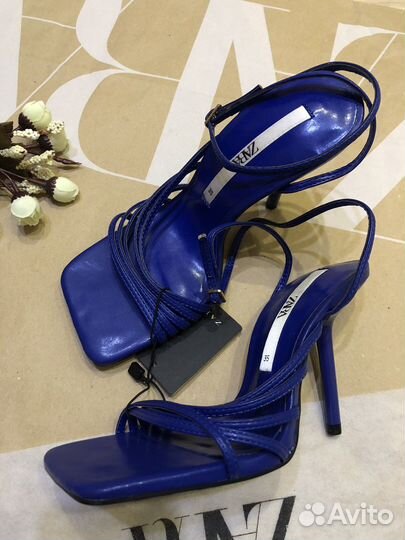 Босоножки 35 zara туфли платье мюли