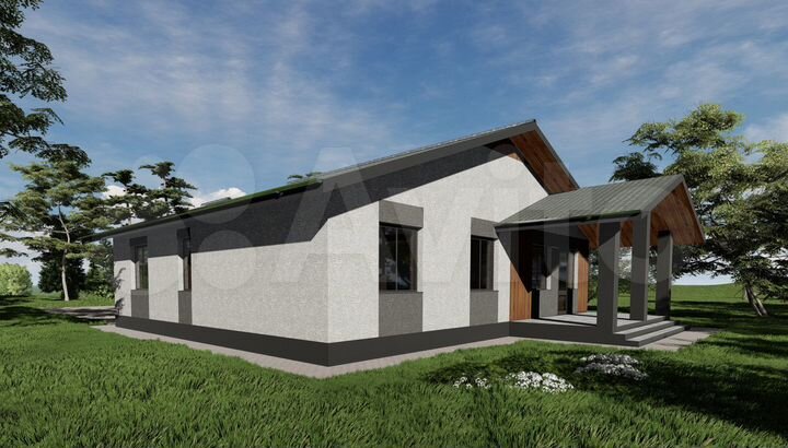 Дом 145 м² на участке 13 сот.