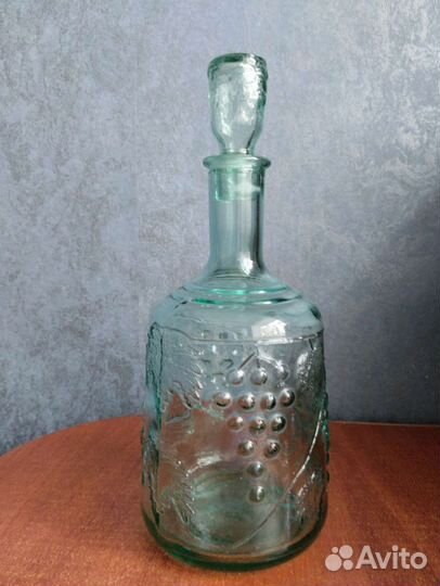 Графин цветное стекло СССР