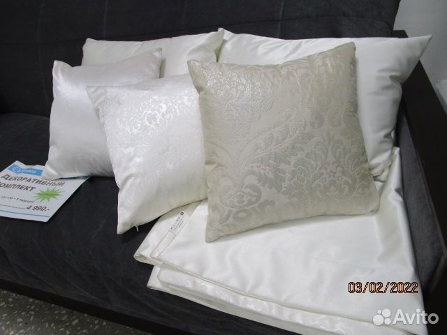 Декоративные подушки, покрывала, комплекты