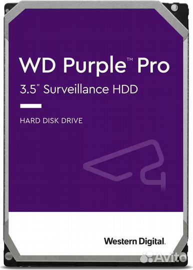 Жёсткий диск 10Tb sata-III WD Purple Pro (WD101pur