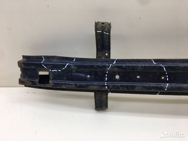 Усилитель заднего бампера Hyundai Solaris RB 2010-2017