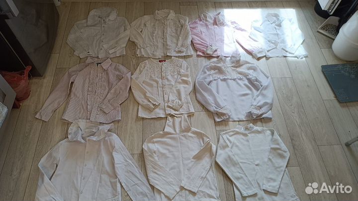 Блузки школьные 122,128,134