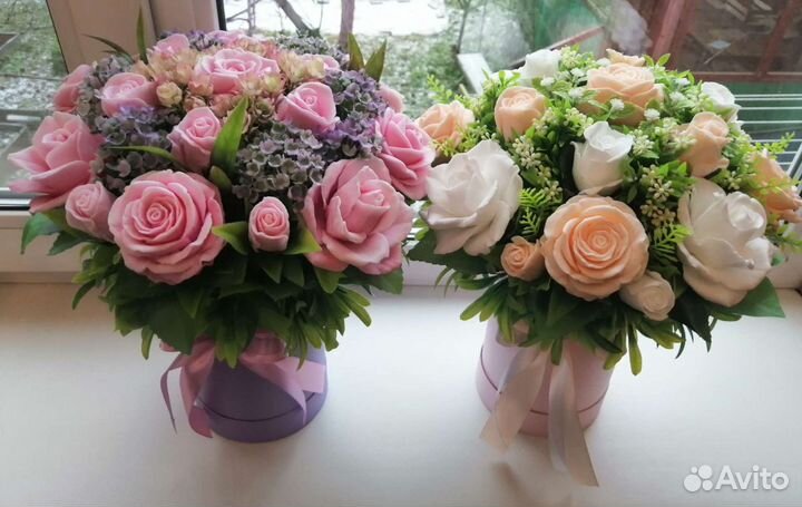 Букеты из мыла ручной работы