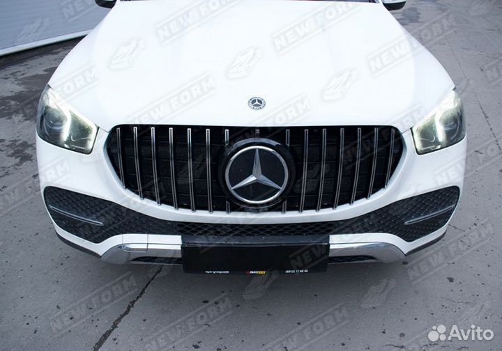 Решетка радиатора AMG GT хром Mercedes GLE V167