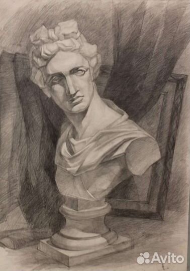 Картины/Натюрморт/карандаш,уголь,сепия,сангина