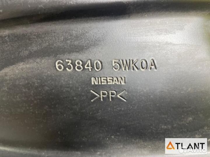 Подкрылок передний правый nissan note