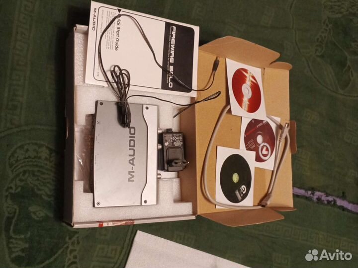 Звуковая карта m-audio solo и firewire контроллер