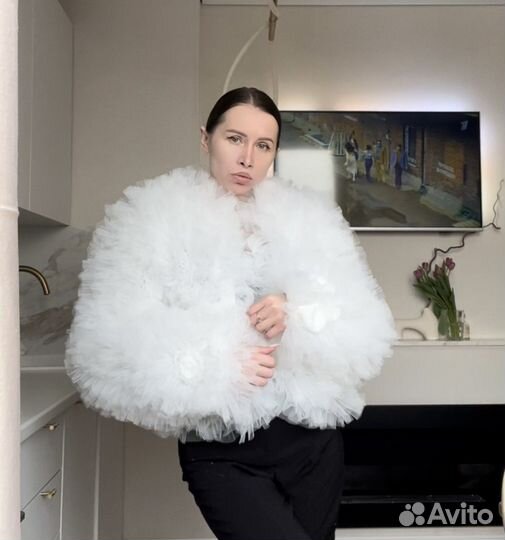 Шубка из фатина болеро из фатина продажа