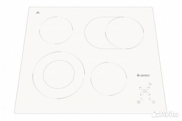 Электрическая варочная панель gefest сн 4231 белый