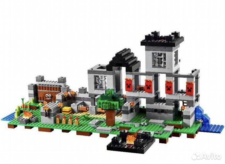 Майнкрафт крепость 4 в 1