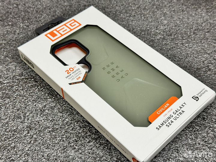 Чехол Uag Civilian Samsung S24 Ultra, Olive Drab