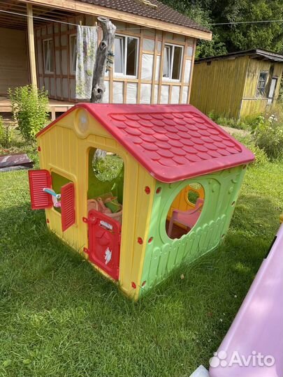 Детский домик для дачи пластиковый