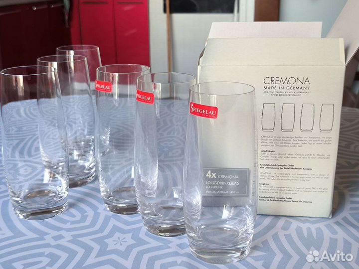 Высокие стаканы cremona