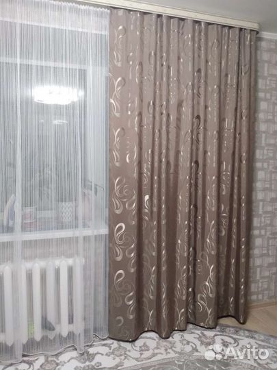 Шторы и тюль бу
