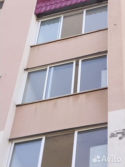 Лоджия бу, дверь+стеклопакеет